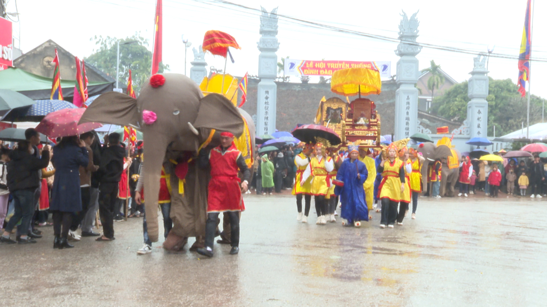 The Traditional Elephant Procession Festival at Dao Xa Communal House in 2025