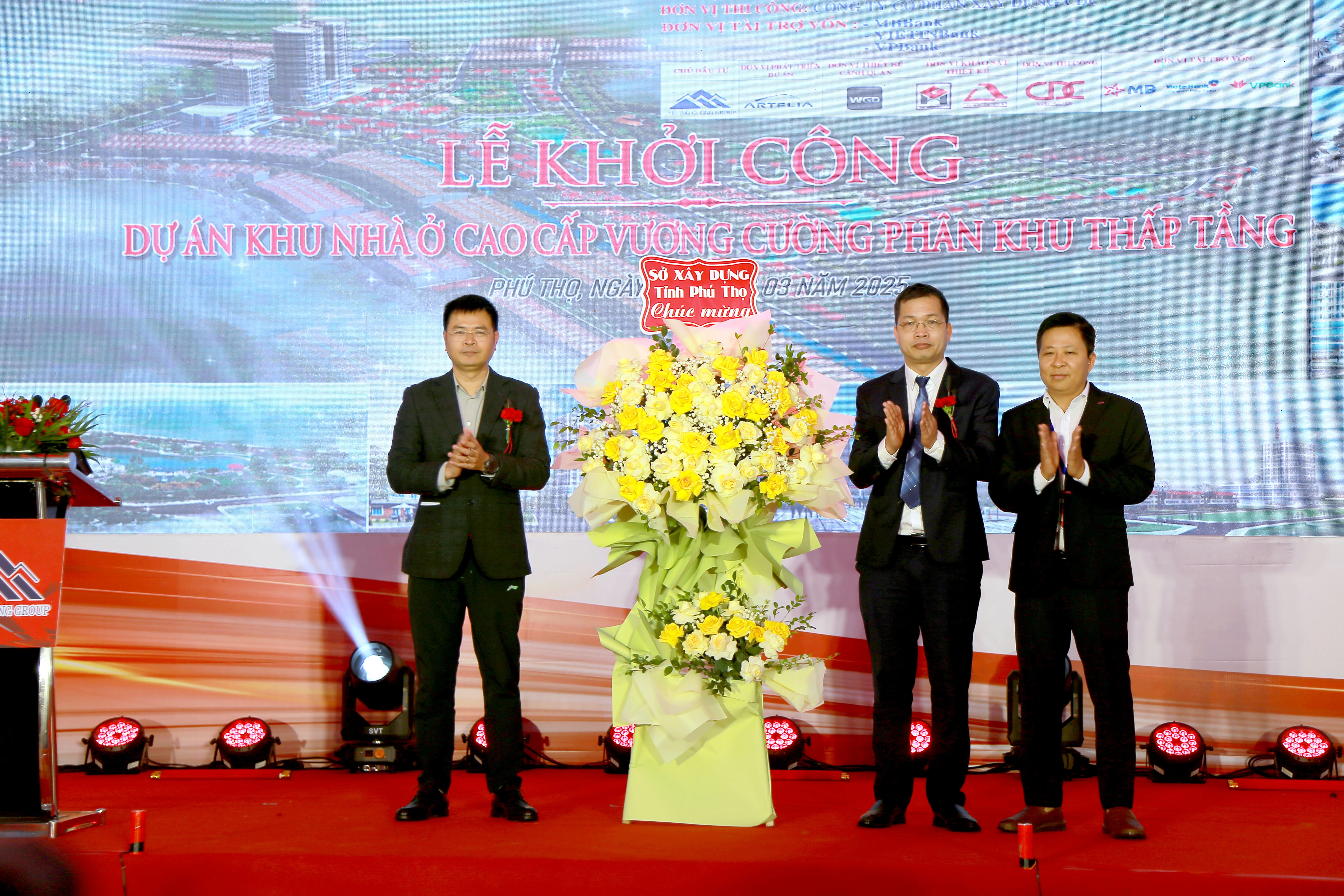 Khởi công dự án Khu nhà ở cao cấp Vương Cường phân khu thấp tầng