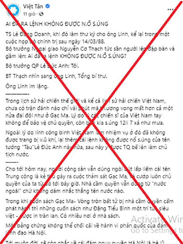 Lật tẩy những luận điệu xuyên tạc trong bảo vệ chủ quyền biển, đảo của Tổ quốc