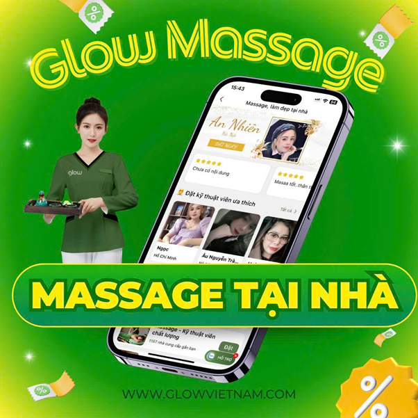 Trải nghiệm liệu pháp massage thư giãn ngay tại nhà với ứng dụng Glow