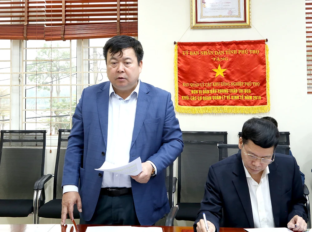 Strengthening coordination, removing obstacles, and creating conditions for industrial park development