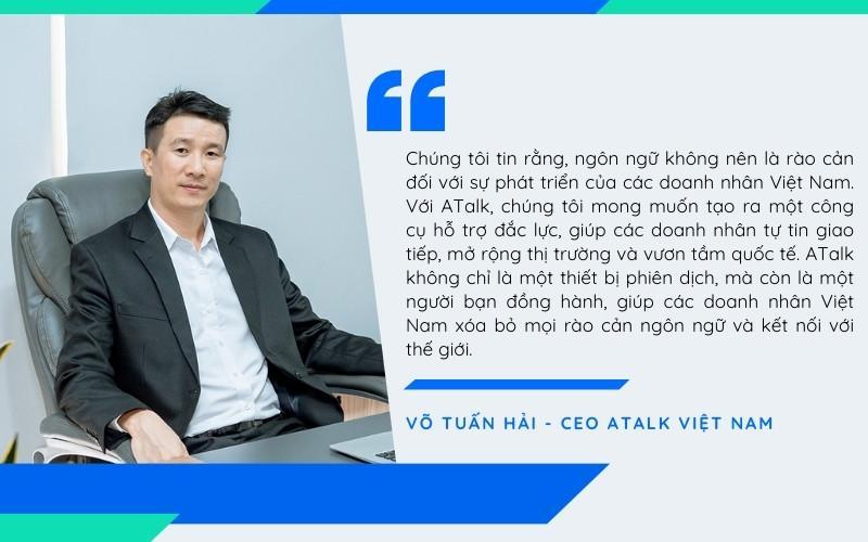 Máy phiên dịch ATalk - Bí quyết giao tiếp trong kinh doanh quốc tế