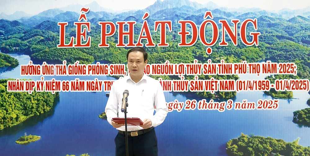 Lễ phát động thả giống phóng sinh, tái tạo và bảo vệ nguồn lợi thủy sản