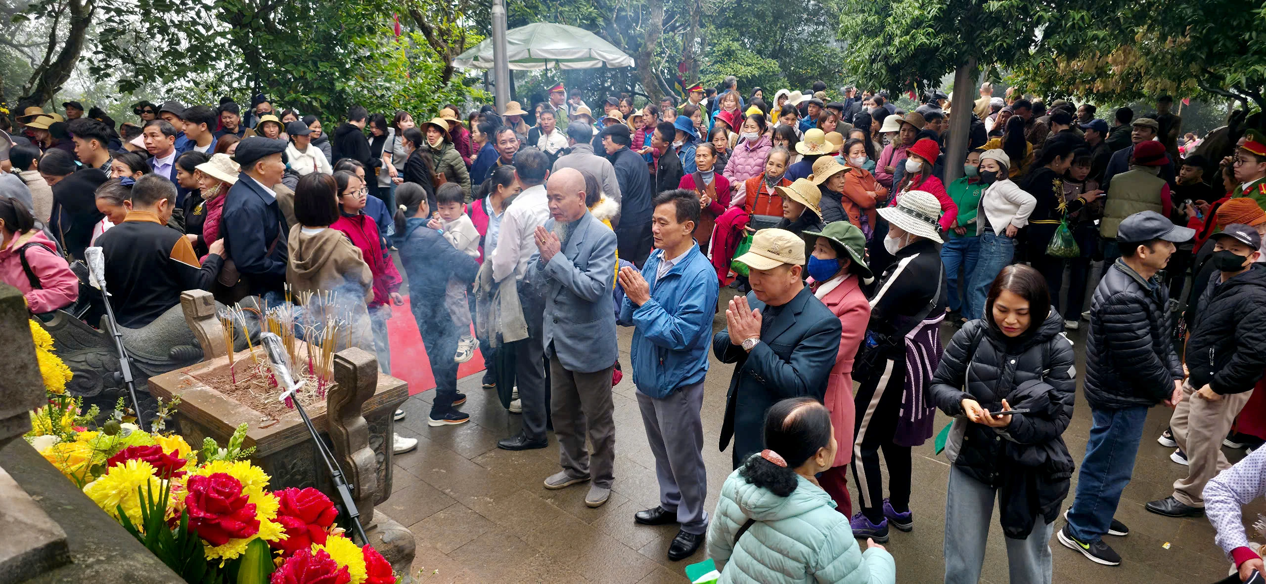 Hung Kings Temple Before the Main Ceremony