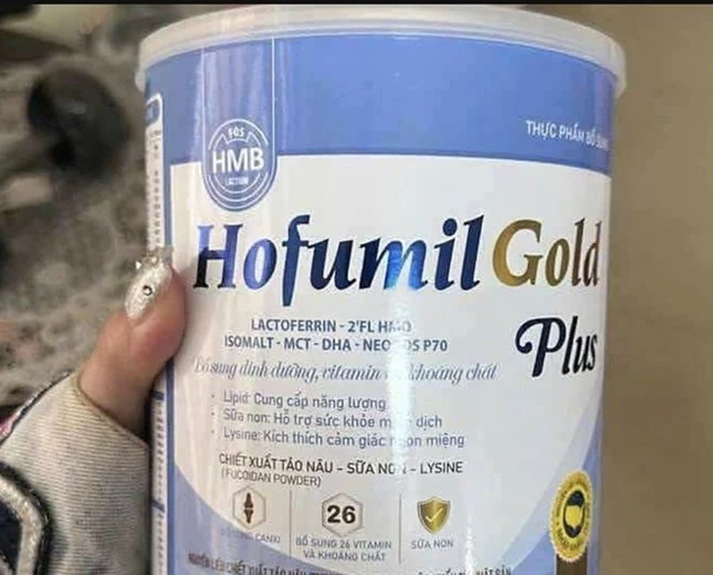 Bệnh viện Trung ương Quân đội 108 thu hồi sữa Hofumil Gold Plus nằm trong đường dây sữa giả