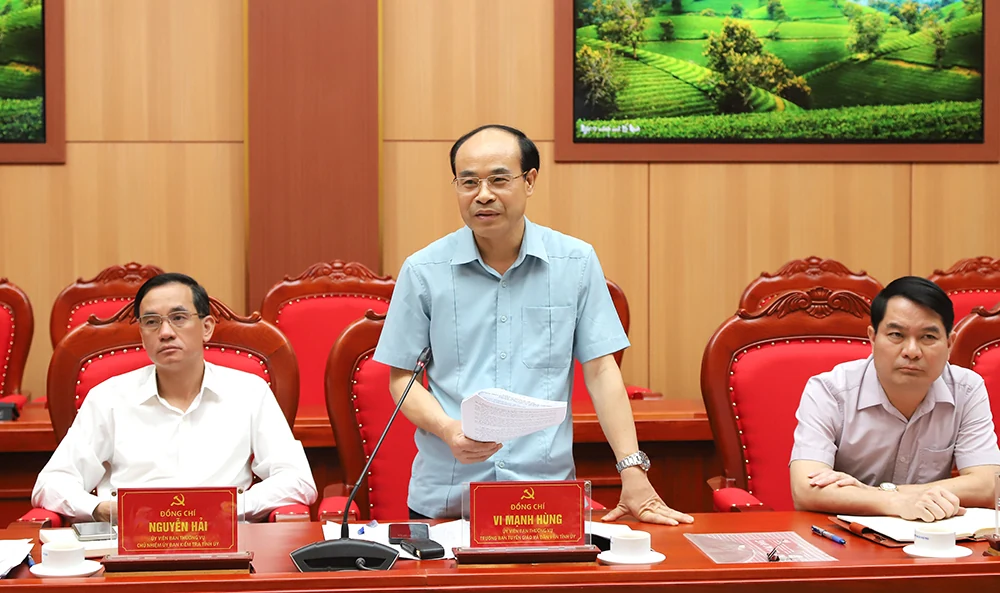 Ban Thường vụ Tỉnh uỷ đồng ý Đề án hợp nhất Báo Phú Thọ và Đài Phát thanh -Truyền hình tỉnh