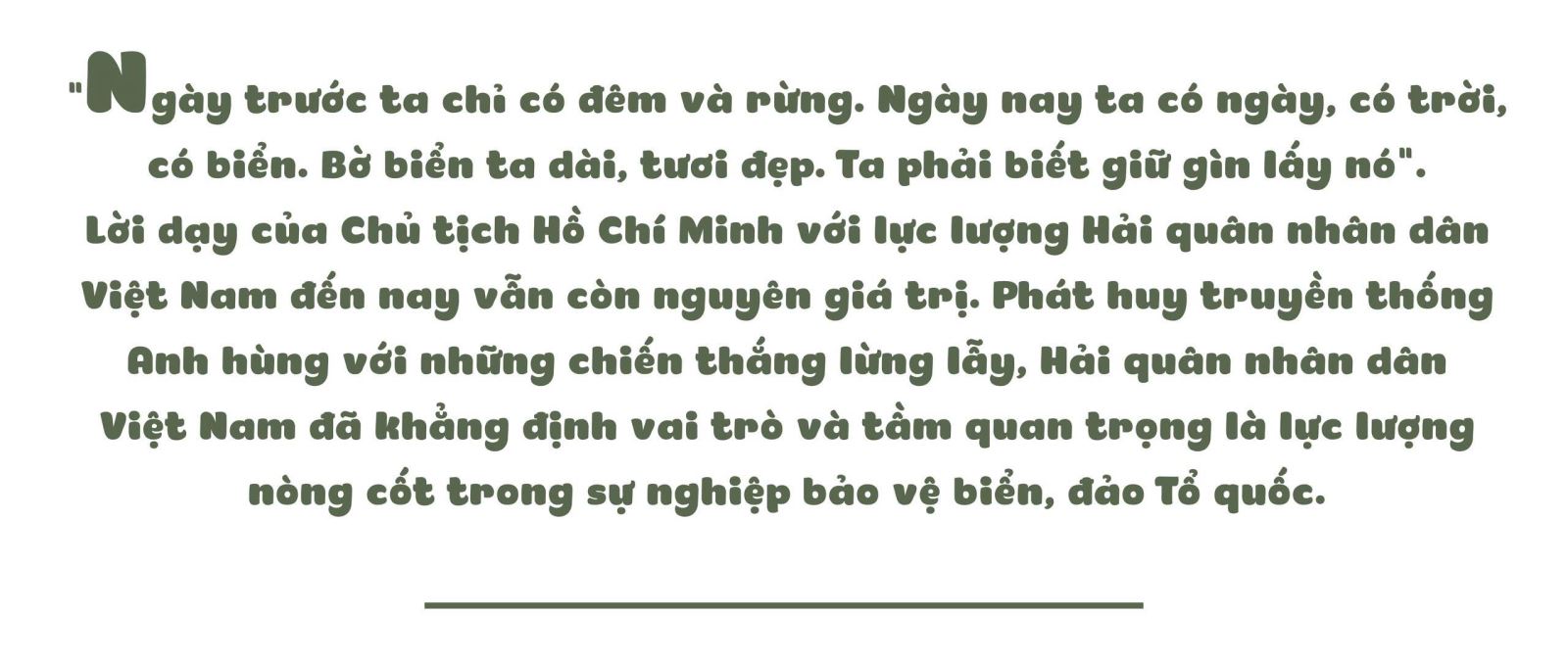 Hải quân nhân dân Việt Nam: 70 năm hành trình giữ biển
