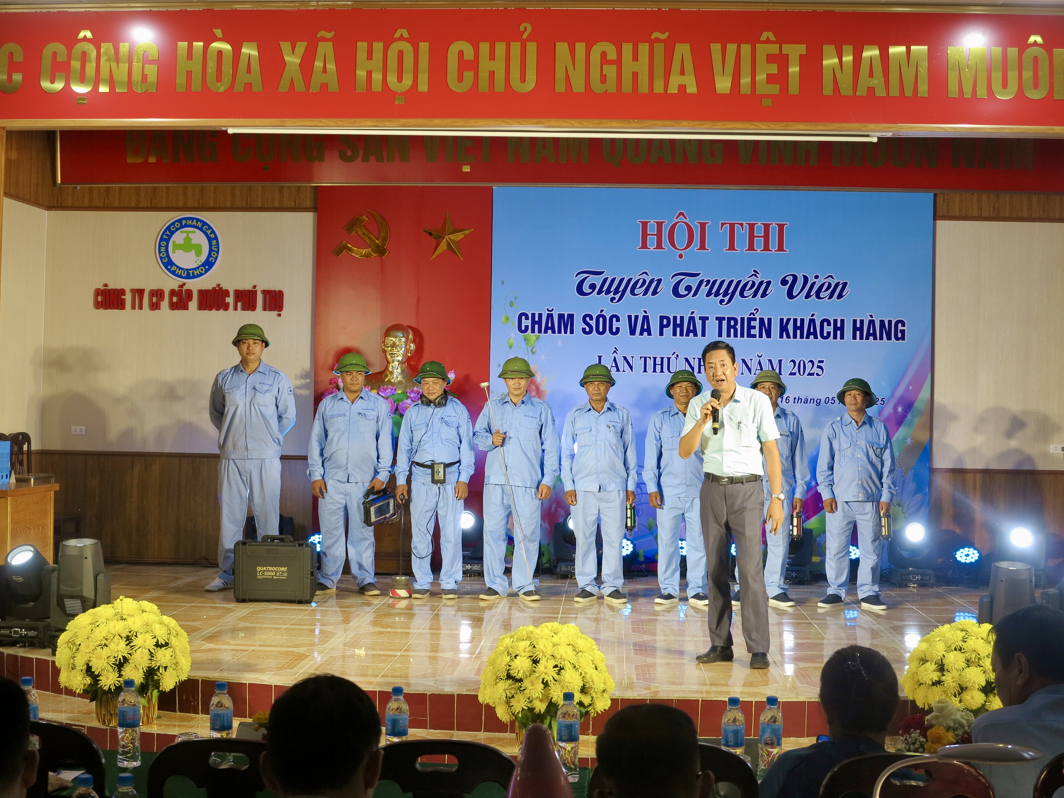 Công ty CP Cấp nước Phú Thọ tổ chức Hội thi tuyên truyền viên chăm sóc và phát triển khách hàng