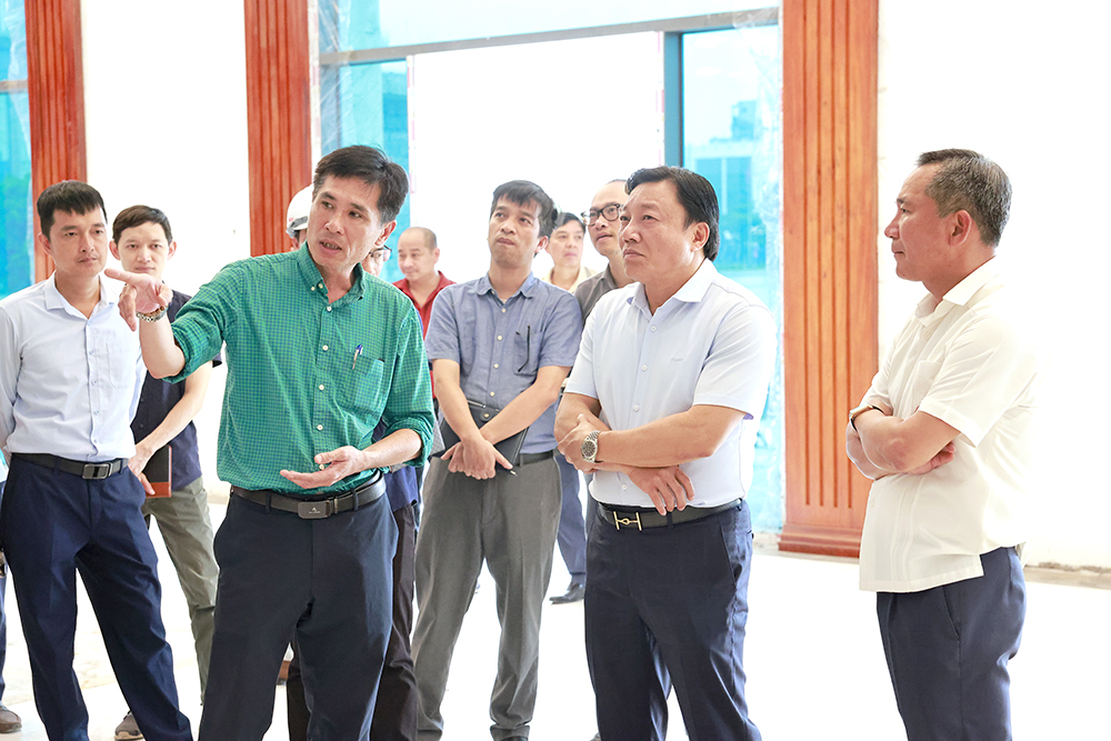Kiểm tra thực địa tiến độ triển khai dự án Nhà Văn hóa nghệ thuật tỉnh