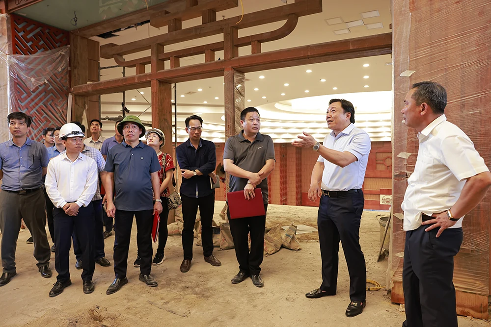 Kiểm tra thực địa tiến độ triển khai dự án Nhà Văn hóa nghệ thuật tỉnh