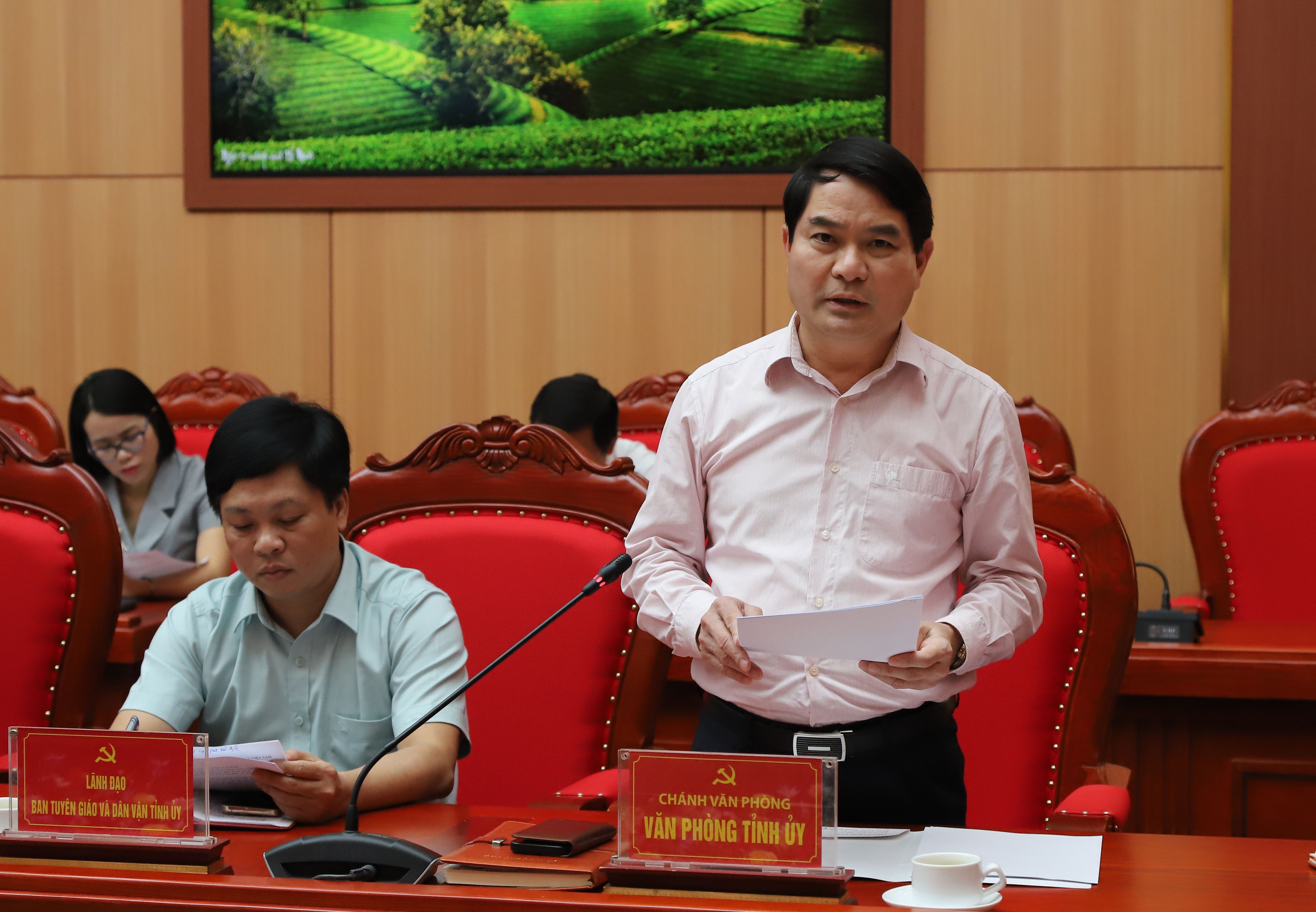 Giao ban các Ban xây dựng Đảng và Văn phòng Tỉnh ủy