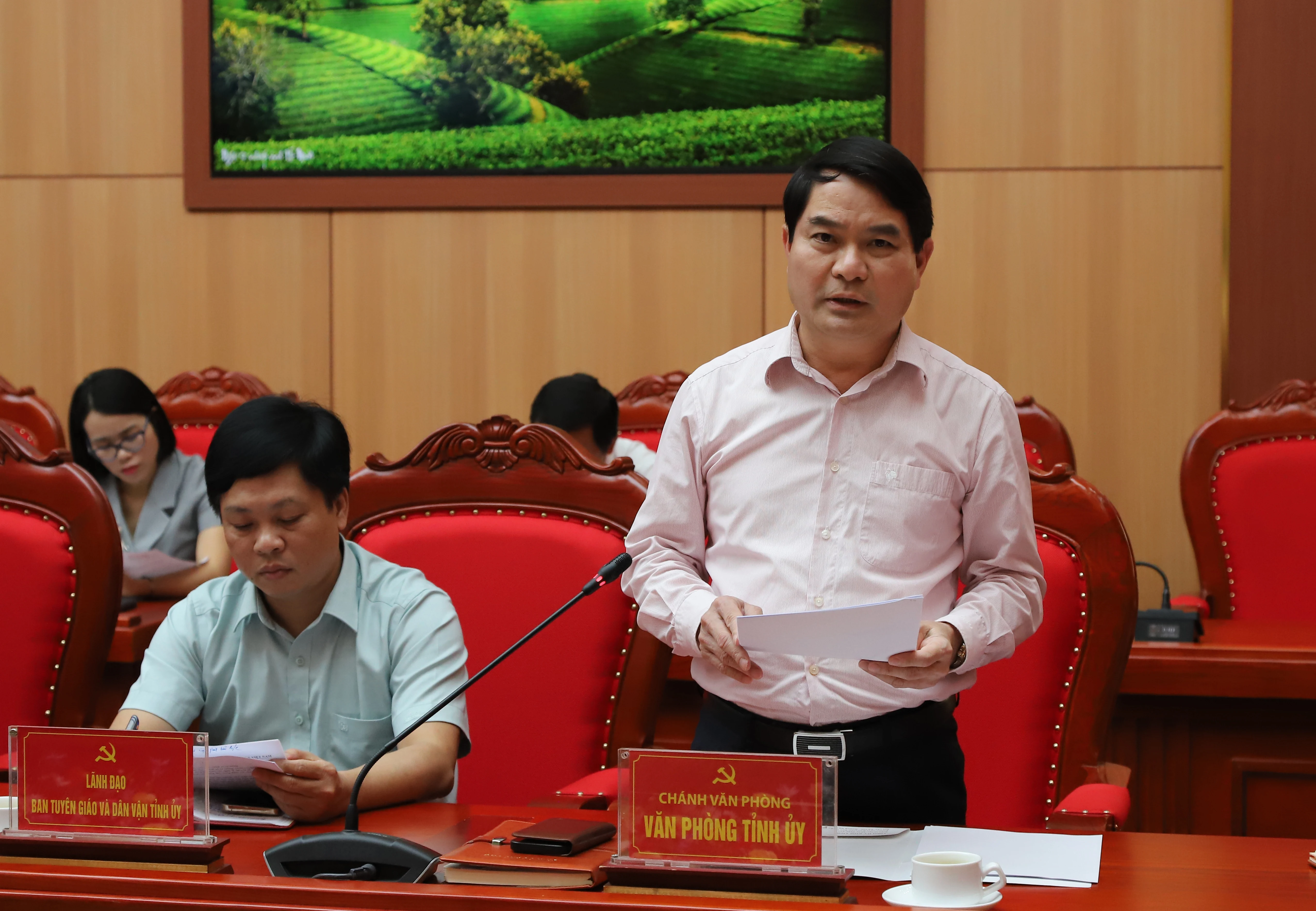Giao ban các Ban xây dựng Đảng và Văn phòng Tỉnh ủy