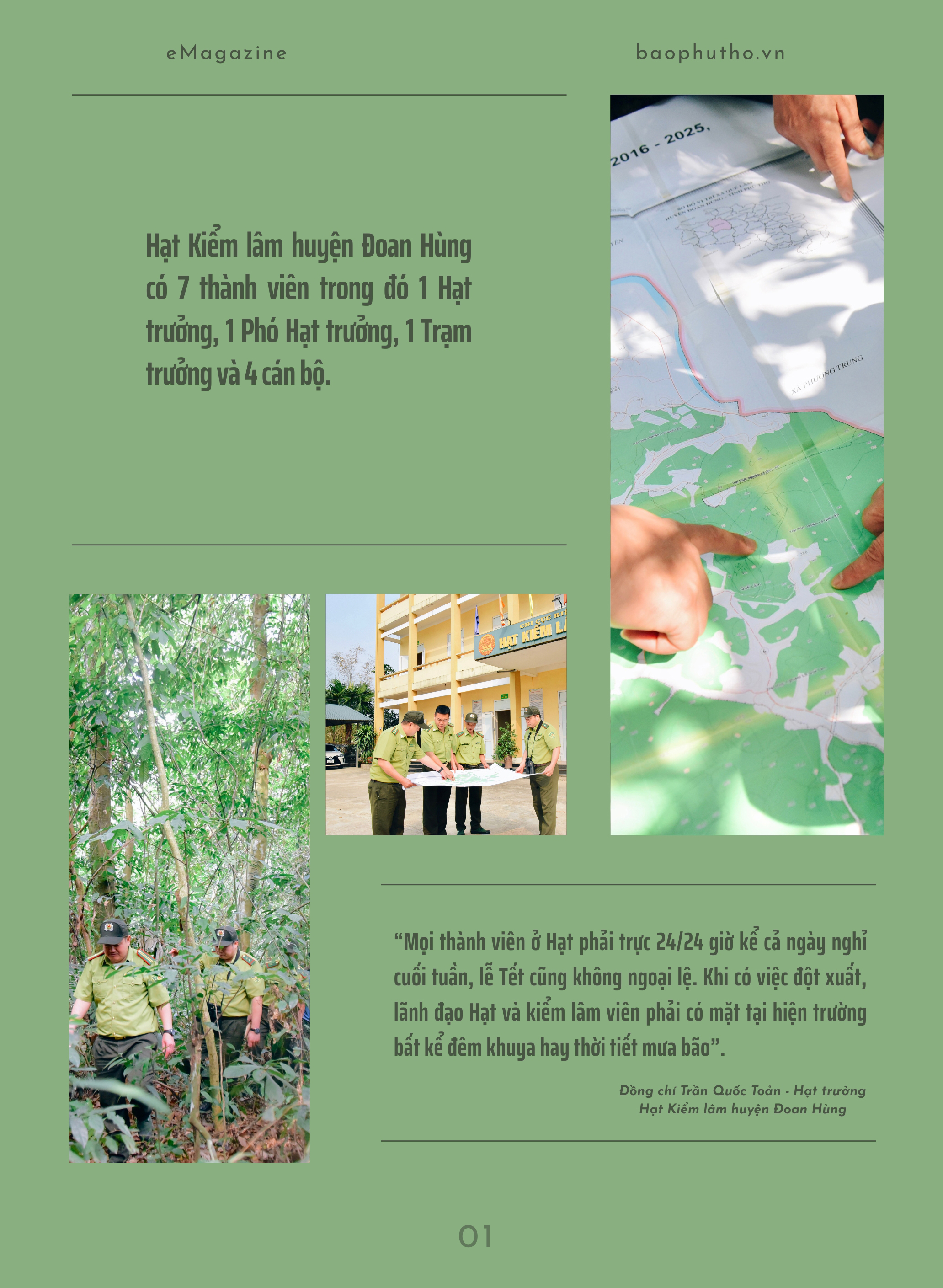 Giữ gìn sự bình yên cho những cánh rừng