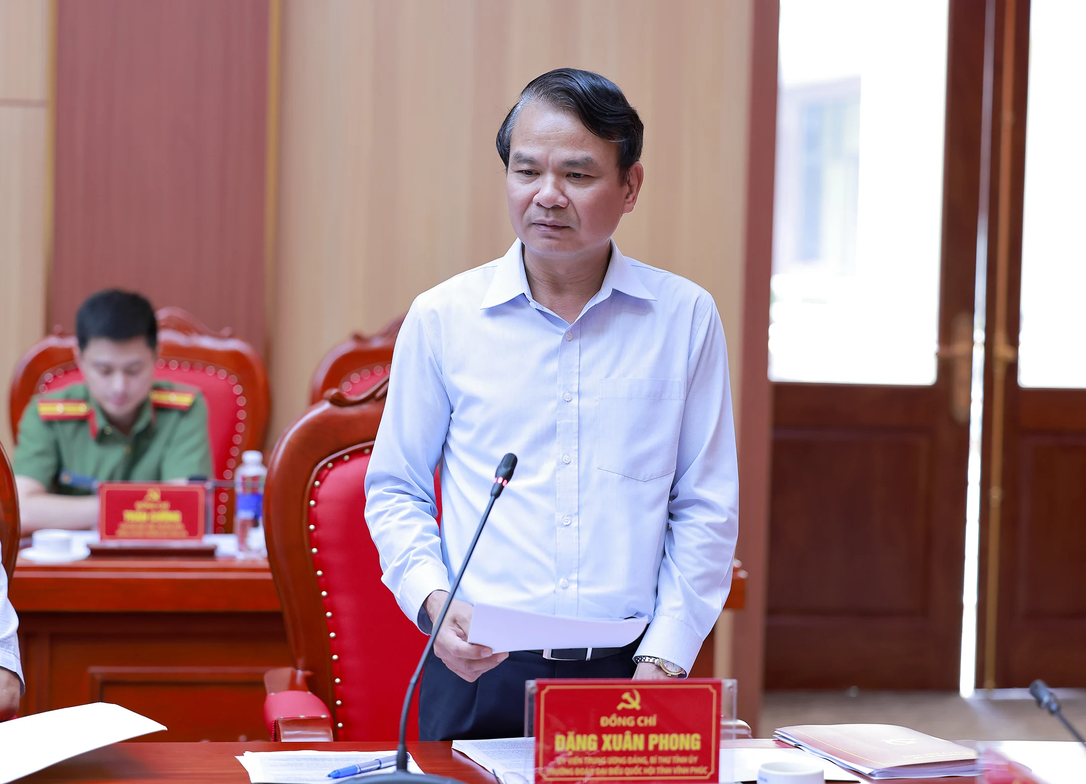 Minister of Public Security Luong Tam Quang works with the Standing Committees of the Phu Tho, Vinh Phuc, and Hoa Binh Provincial Party Committees