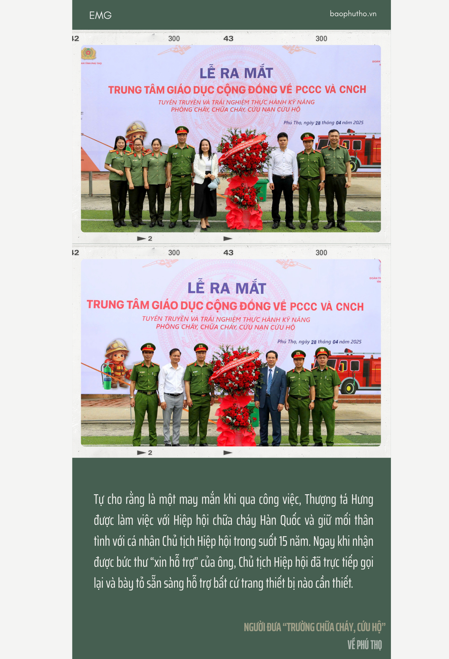 Người đưa “trường chữa cháy, cứu hộ” về Phú Thọ