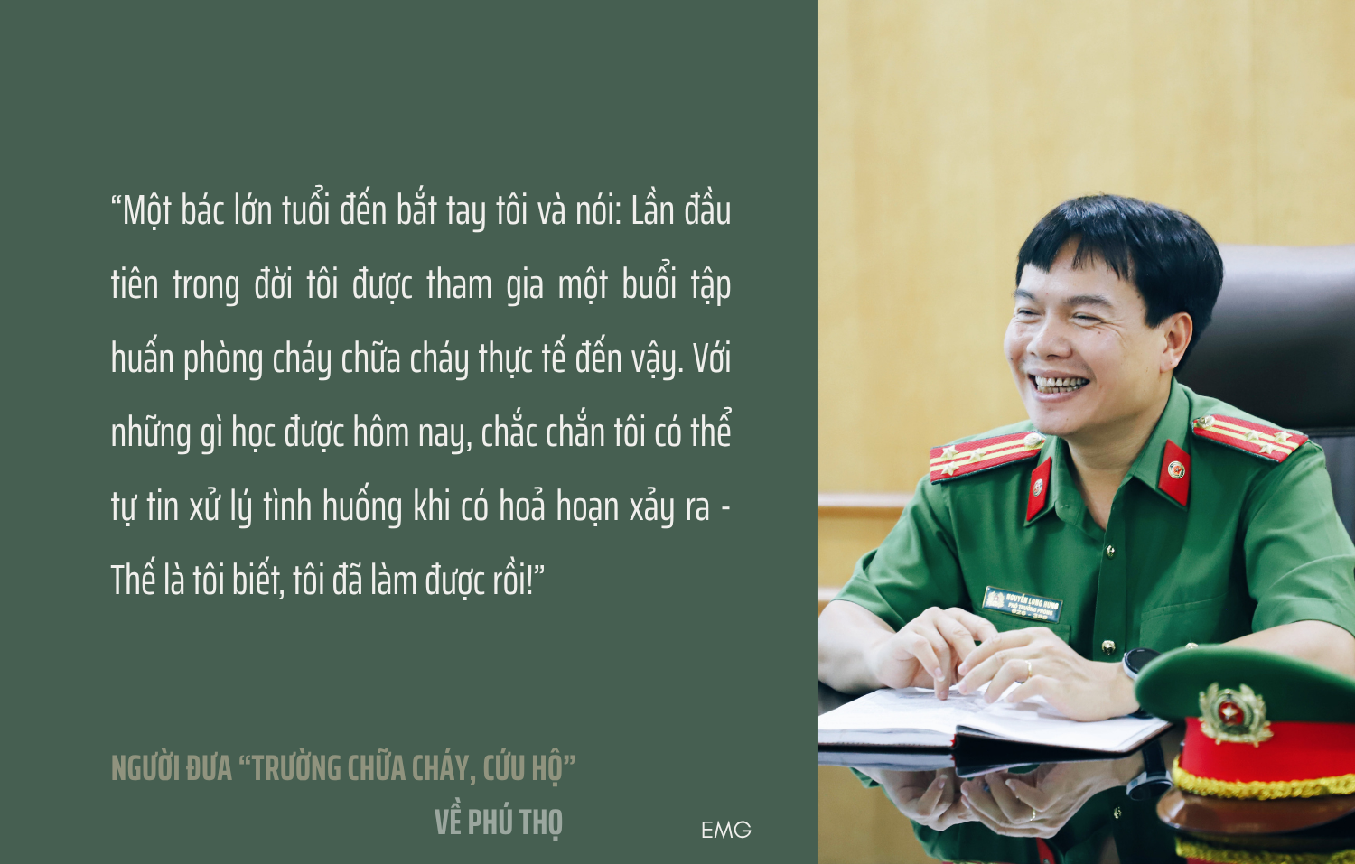 Người đưa “trường chữa cháy, cứu hộ” về Phú Thọ