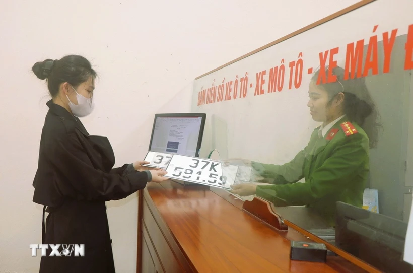 Thông tin về việc đăng ký, cấp biển số xe sau sáp nhập tỉnh