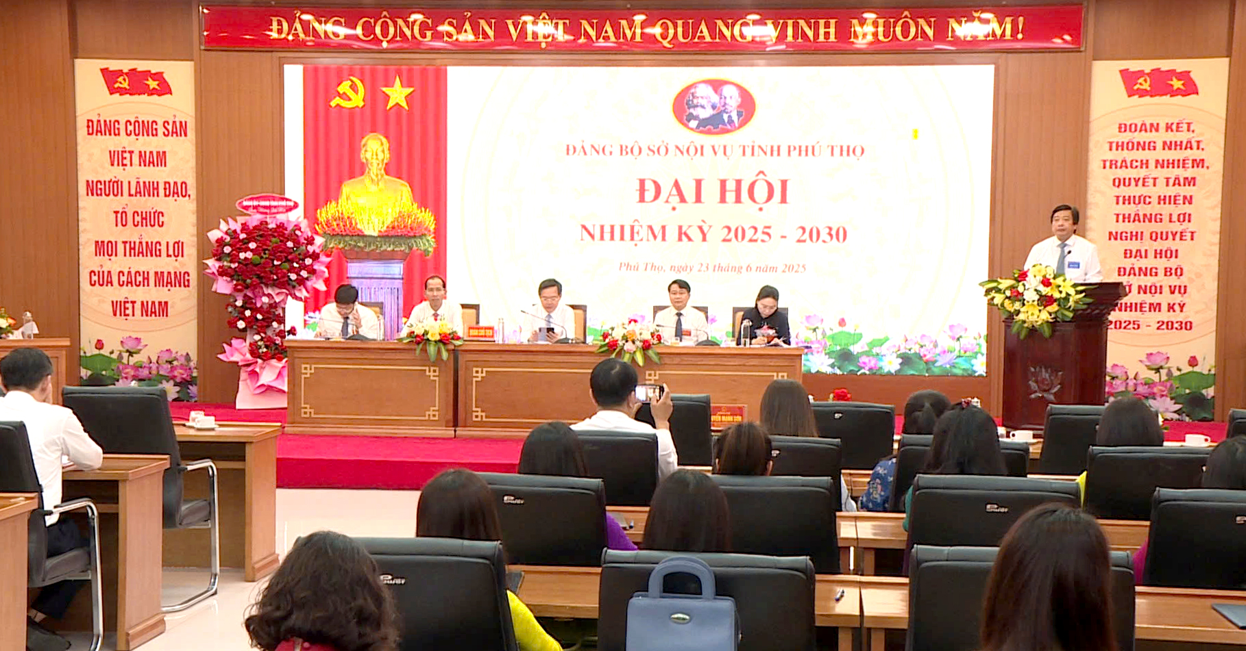 Đại hội Đảng bộ Sở Nội vụ nhiệm kỳ 2025 - 2030
