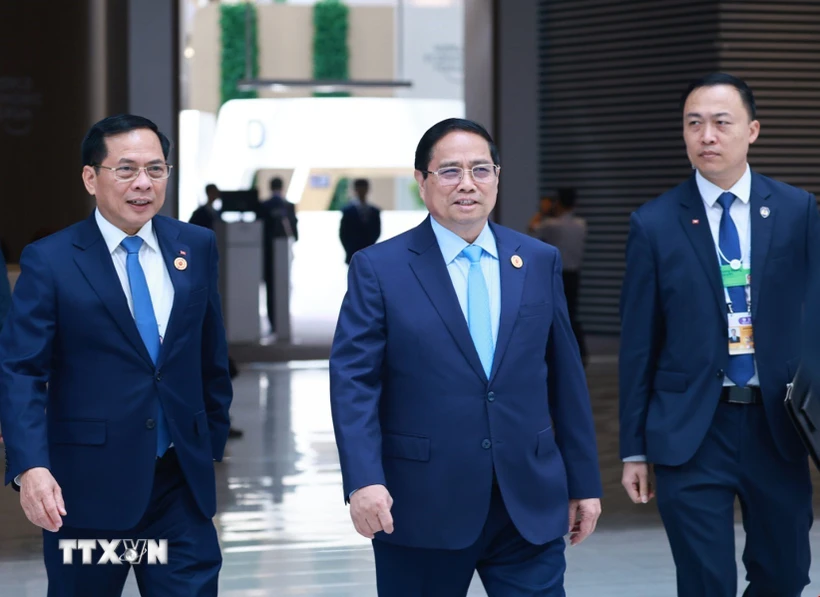Thủ tướng Phạm Minh Chính dự phiên khai mạc toàn thể Hội nghị WEF Thiên Tân