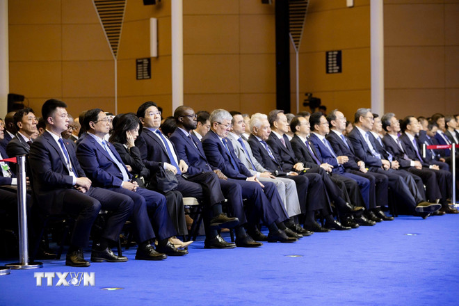 Thủ tướng Phạm Minh Chính dự phiên khai mạc toàn thể Hội nghị WEF Thiên Tân