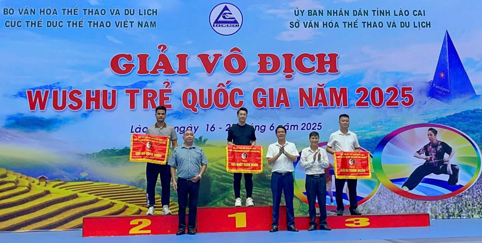 Phu Tho wins 7 Gold medals at the 2025 National Youth Wushu Championship