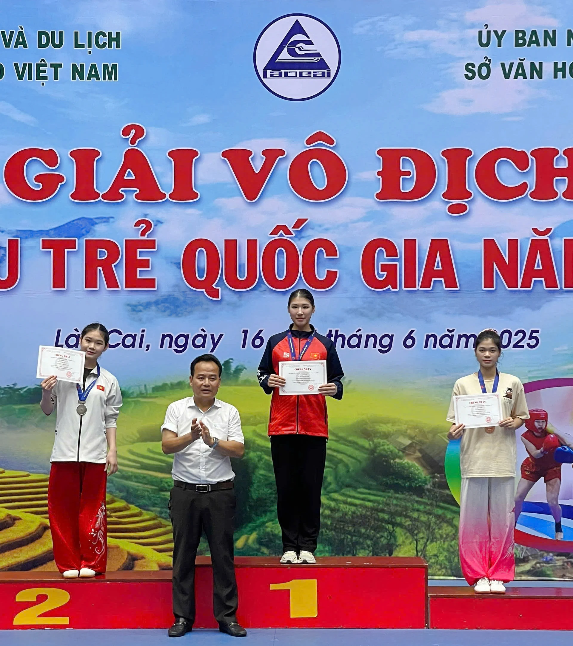 Phu Tho wins 7 Gold medals at the 2025 National Youth Wushu Championship
