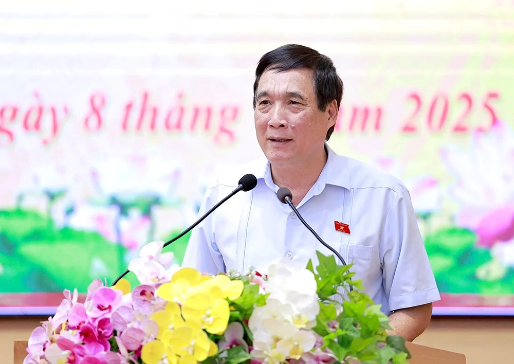 Đoàn ĐBQH tiếp xúc cử tri sau kỳ họp thứ Chín, Quốc hội khoá XV