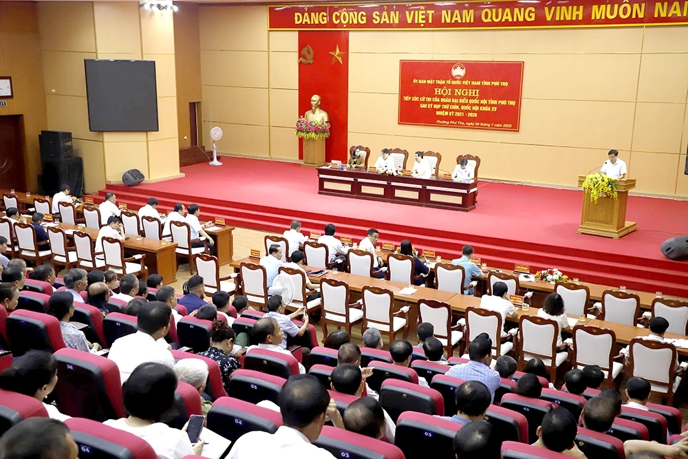 Tiếp xúc cử tri sau kỳ họp thứ Chín, Quốc hội khoá XV
