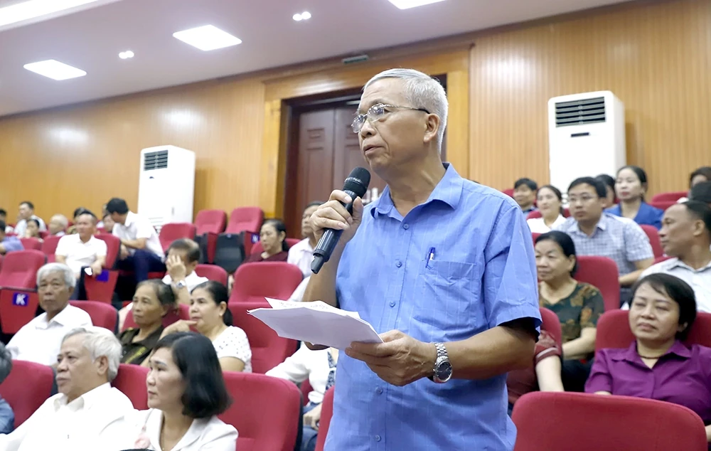 Tiếp xúc cử tri sau kỳ họp thứ Chín, Quốc hội khoá XV