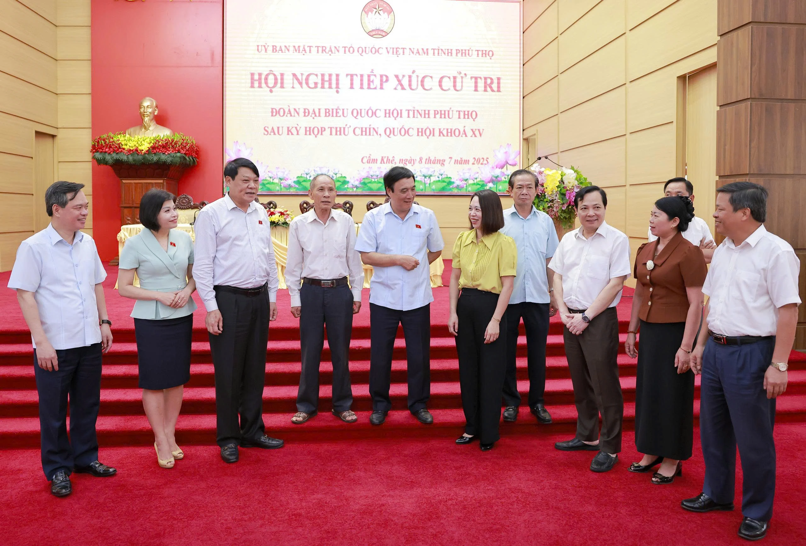 Đoàn ĐBQH tiếp xúc cử tri sau kỳ họp thứ Chín, Quốc hội khoá XV