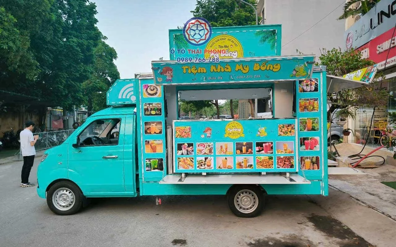 Khởi nghiệp dễ dàng với xe bán hàng lưu động từ ô tô Thái Phong