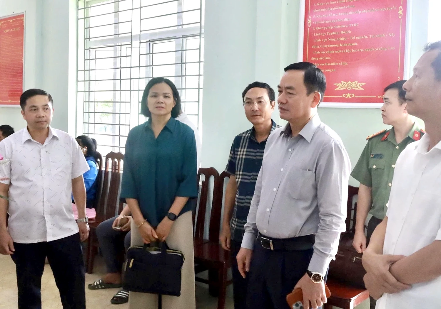 Phó Chủ tịch UBND tỉnh Quách Tất Liêm kiểm tra tại xã Đại Đồng