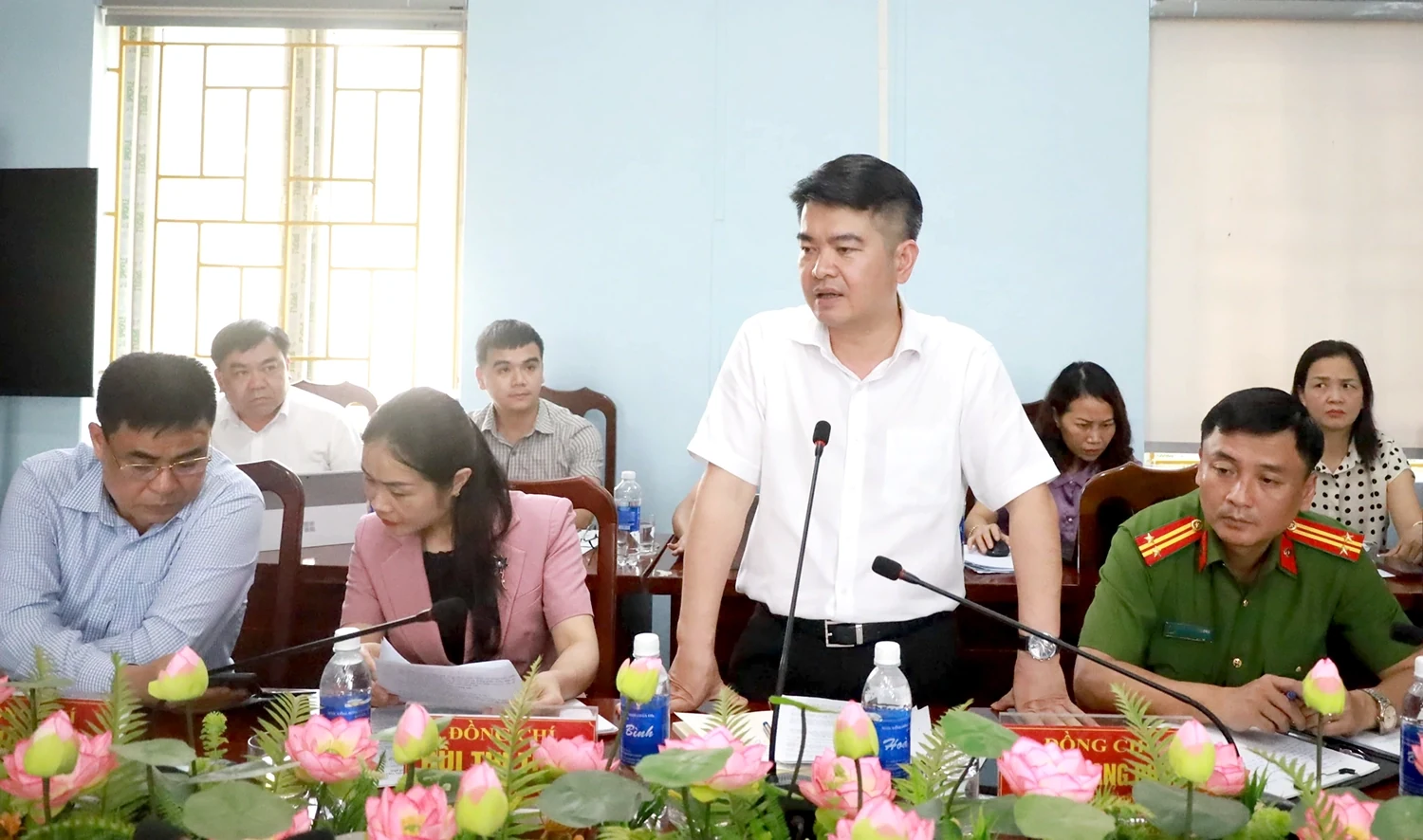 Phó Chủ tịch UBND tỉnh Quách Tất Liêm kiểm tra tại xã Mường Vang