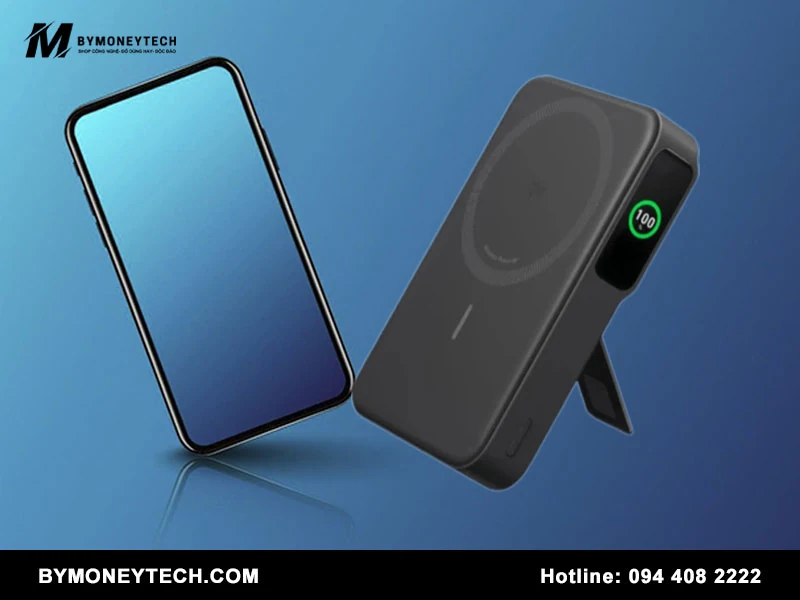 Sạc dự phòng không dây tiện lợi, giá tốt tại By Money Tech