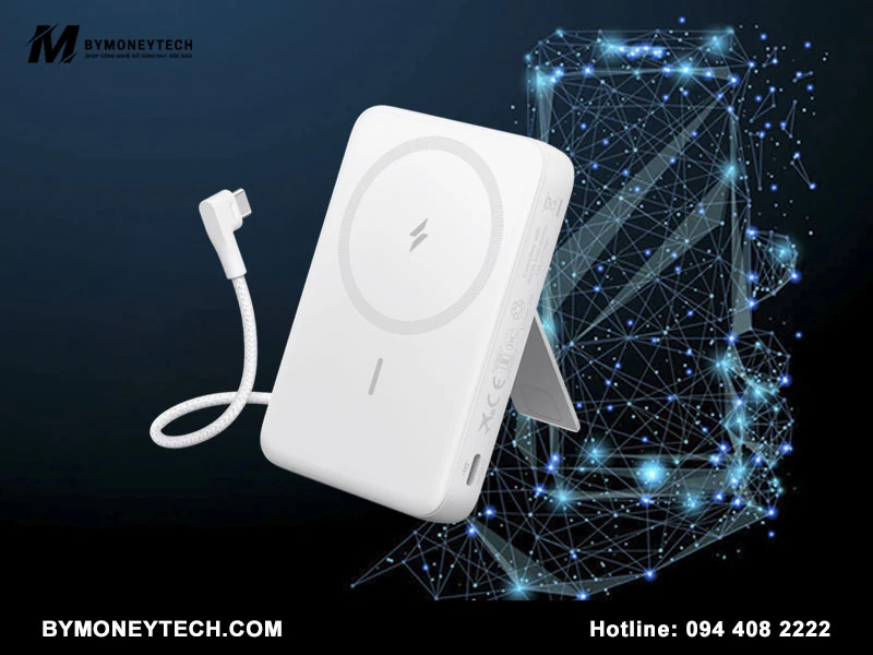 Sạc dự phòng không dây tiện lợi, giá tốt tại By Money Tech