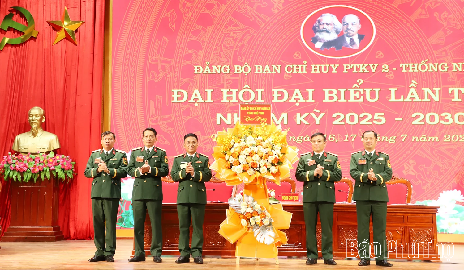 Đại hội Đảng bộ Ban Chỉ huy Phòng thủ khu vực 2 - Thống Nhất, nhiệm kỳ 2025 - 2030