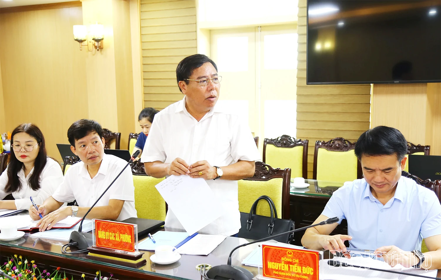 Tổ công tác số 2 duyệt văn kiện Đại hội 10 Đảng bộ xã nhiệm kỳ 2025 – 2030