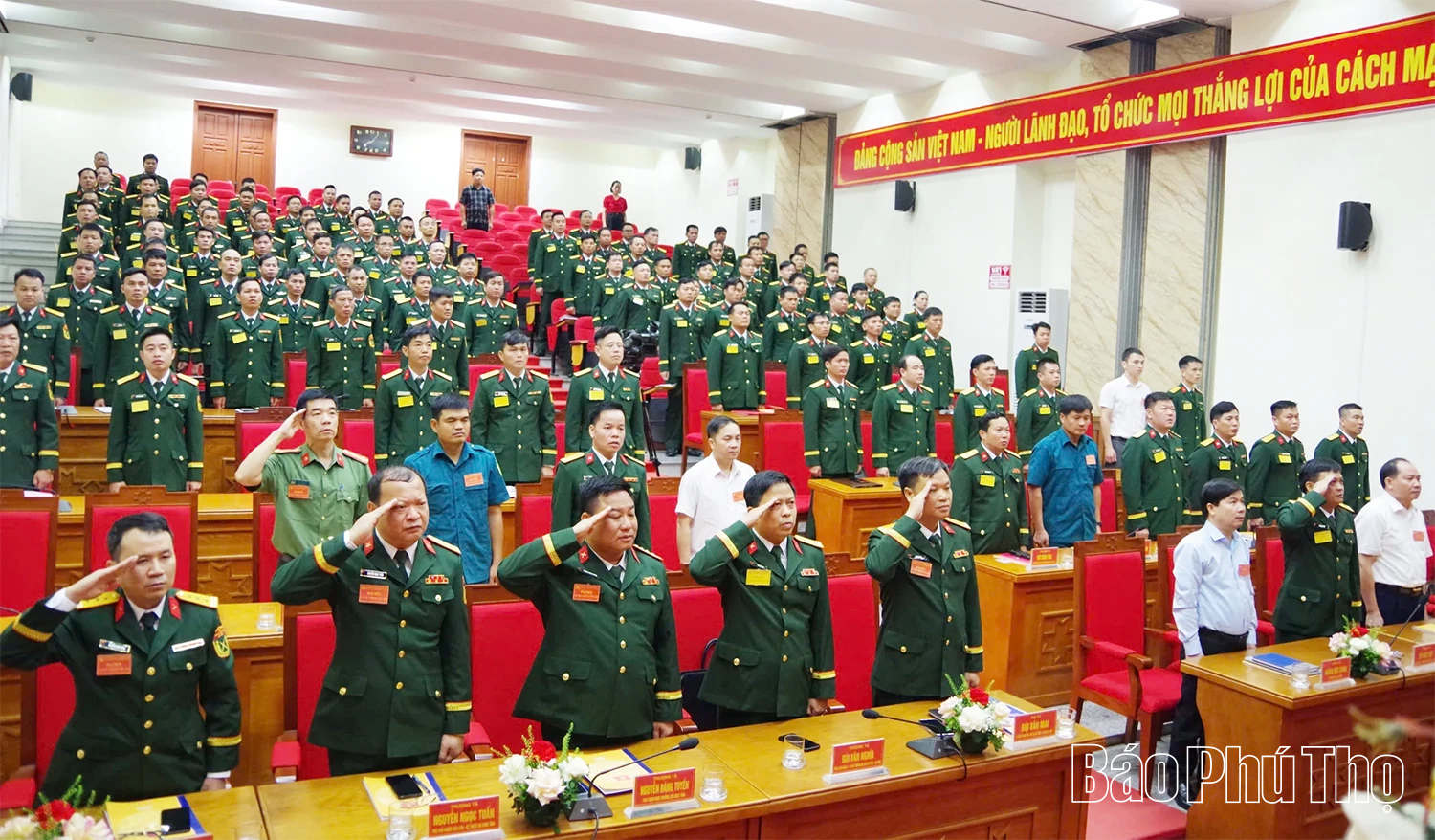 Ban Chỉ huy phòng thủ khu vực 3 - Lạc Sơn tổ chức Đại hội Đảng bộ lần thứ I, nhiệm kỳ 2025 - 2030