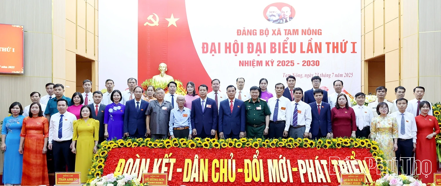 Đại hội Đảng bộ xã Tam Nông lần thứ I, nhiệm kỳ 2025-2030