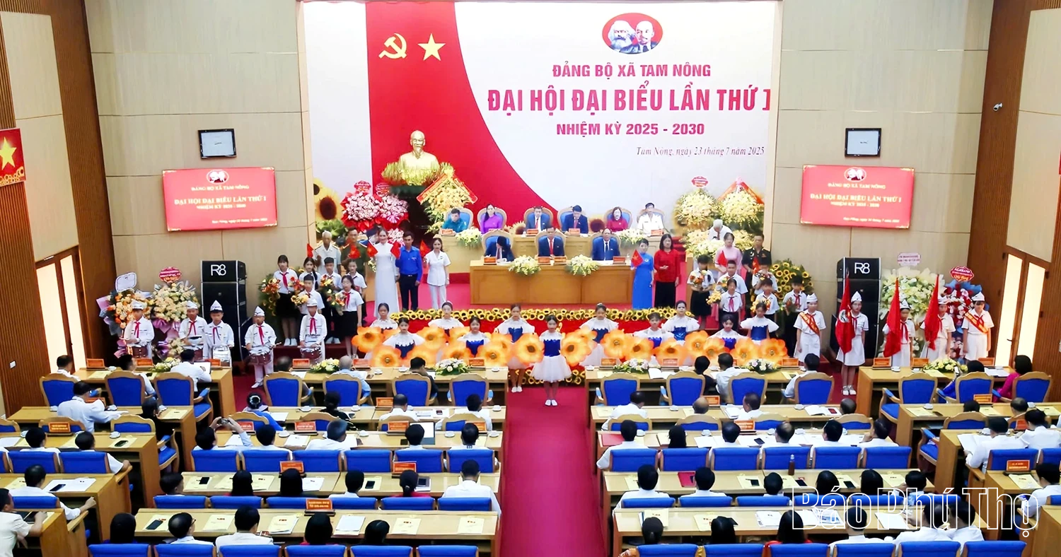 Đại hội Đảng bộ xã Tam Nông lần thứ I, nhiệm kỳ 2025-2030
