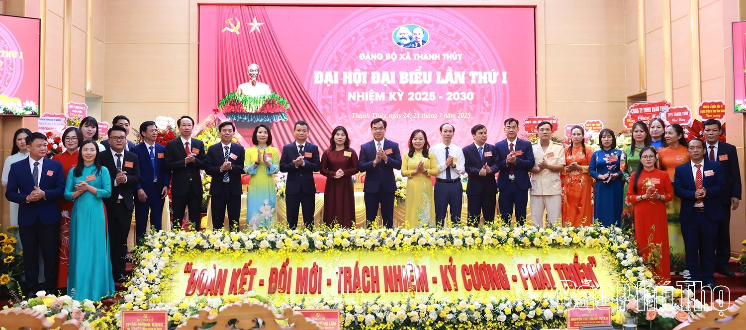 Đại hội Đảng bộ xã Thanh Thuỷ lần thứ I, nhiệm kỳ 2025 - 2030