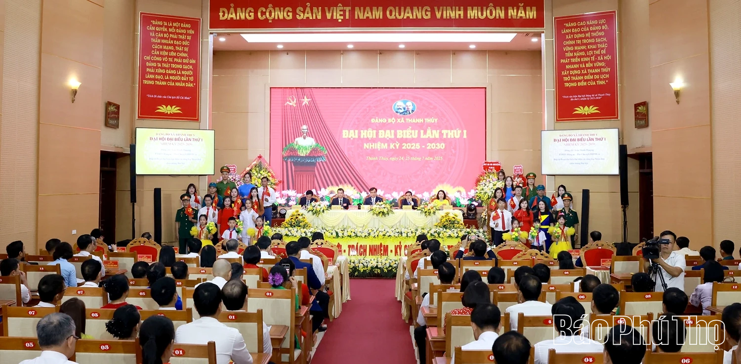 Đại hội Đảng bộ xã Thanh Thuỷ lần thứ I, nhiệm kỳ 2025 - 2030