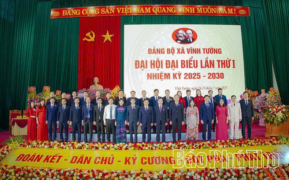 Đại hội Đại biểu Đảng bộ xã Vĩnh Tường lần thứ I nhiệm kỳ 2025-2030