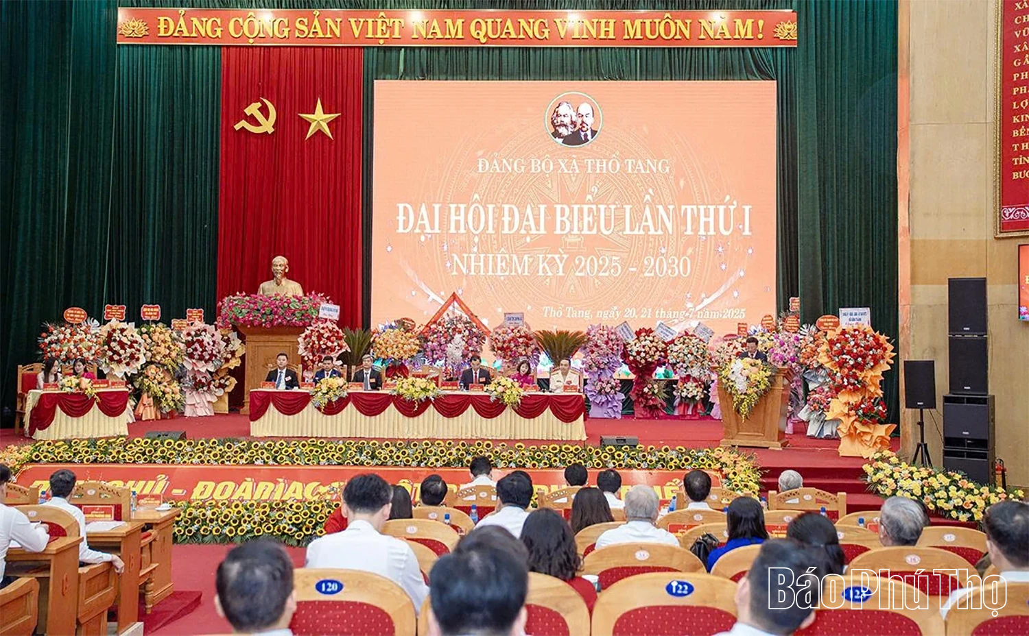 Đại hội Đại biểu Đảng bộ xã Thổ Tang lần thứ I, nhiệm kỳ 2025-2030
