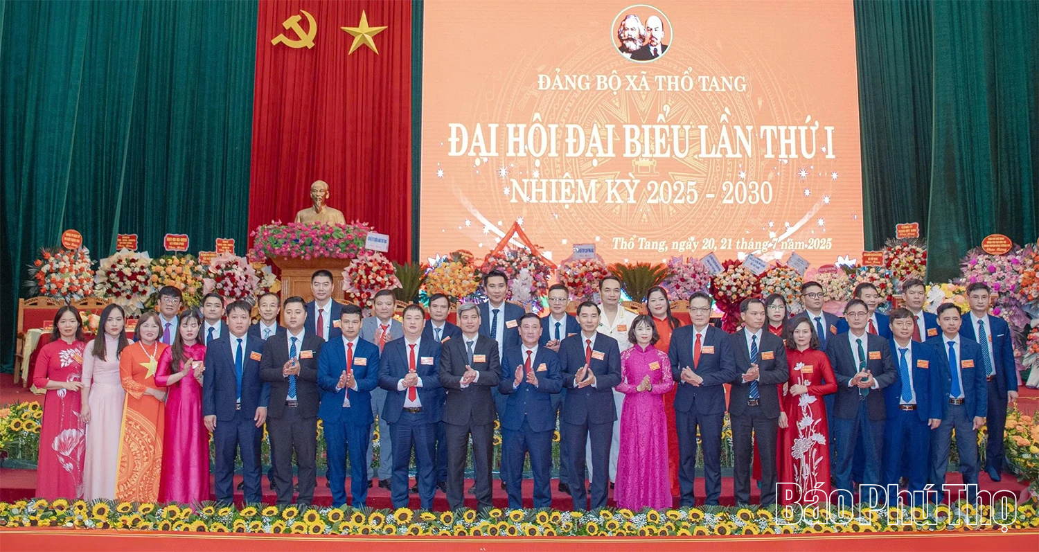 Đại hội Đại biểu Đảng bộ xã Thổ Tang lần thứ I, nhiệm kỳ 2025-2030