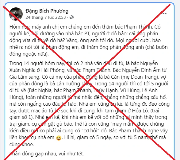 Liêm sỉ của phản động