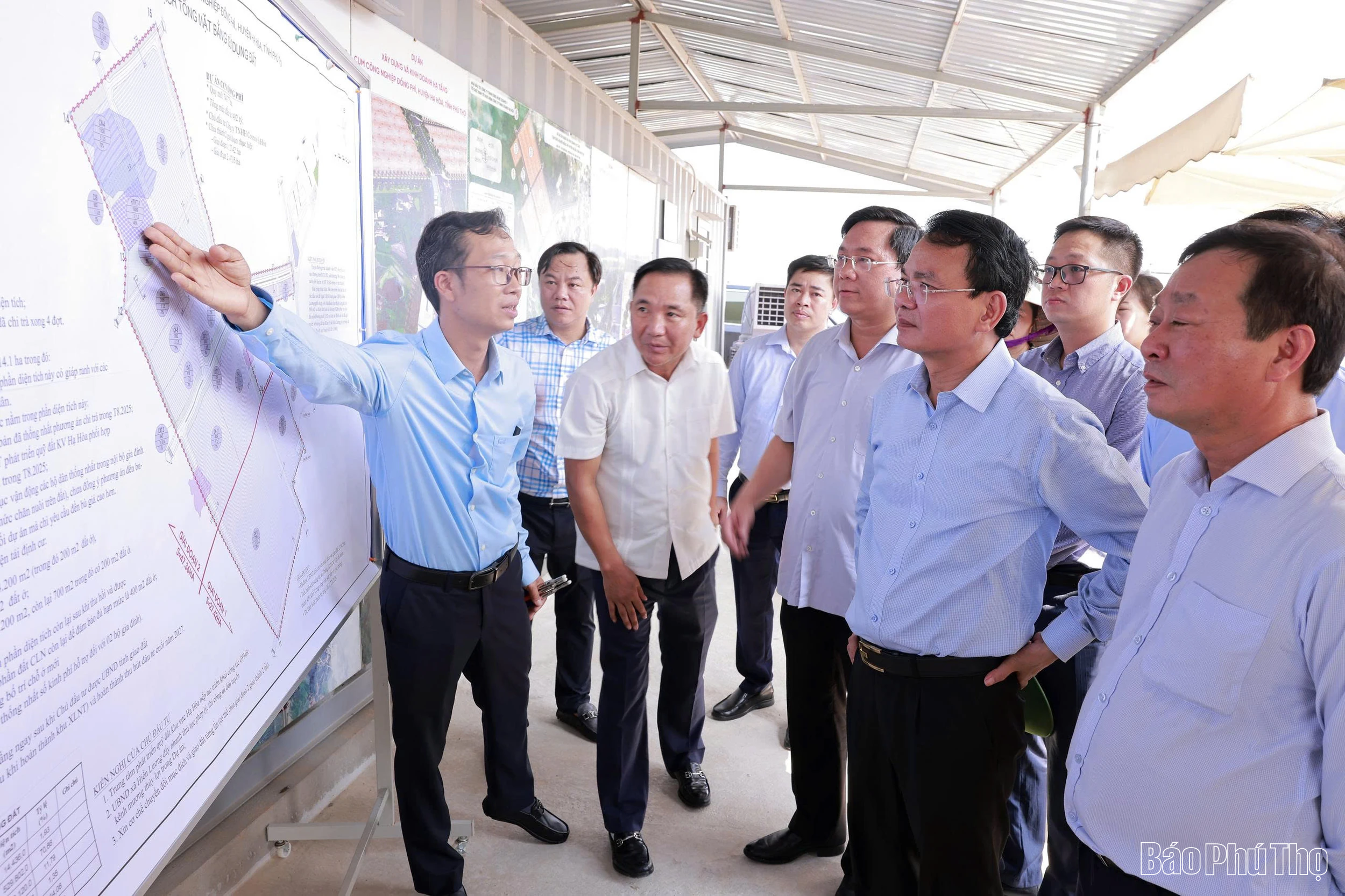 Thường trực Tỉnh ủy kiểm tra các dự án tại khu vực tỉnh Phú Thọ (cũ)