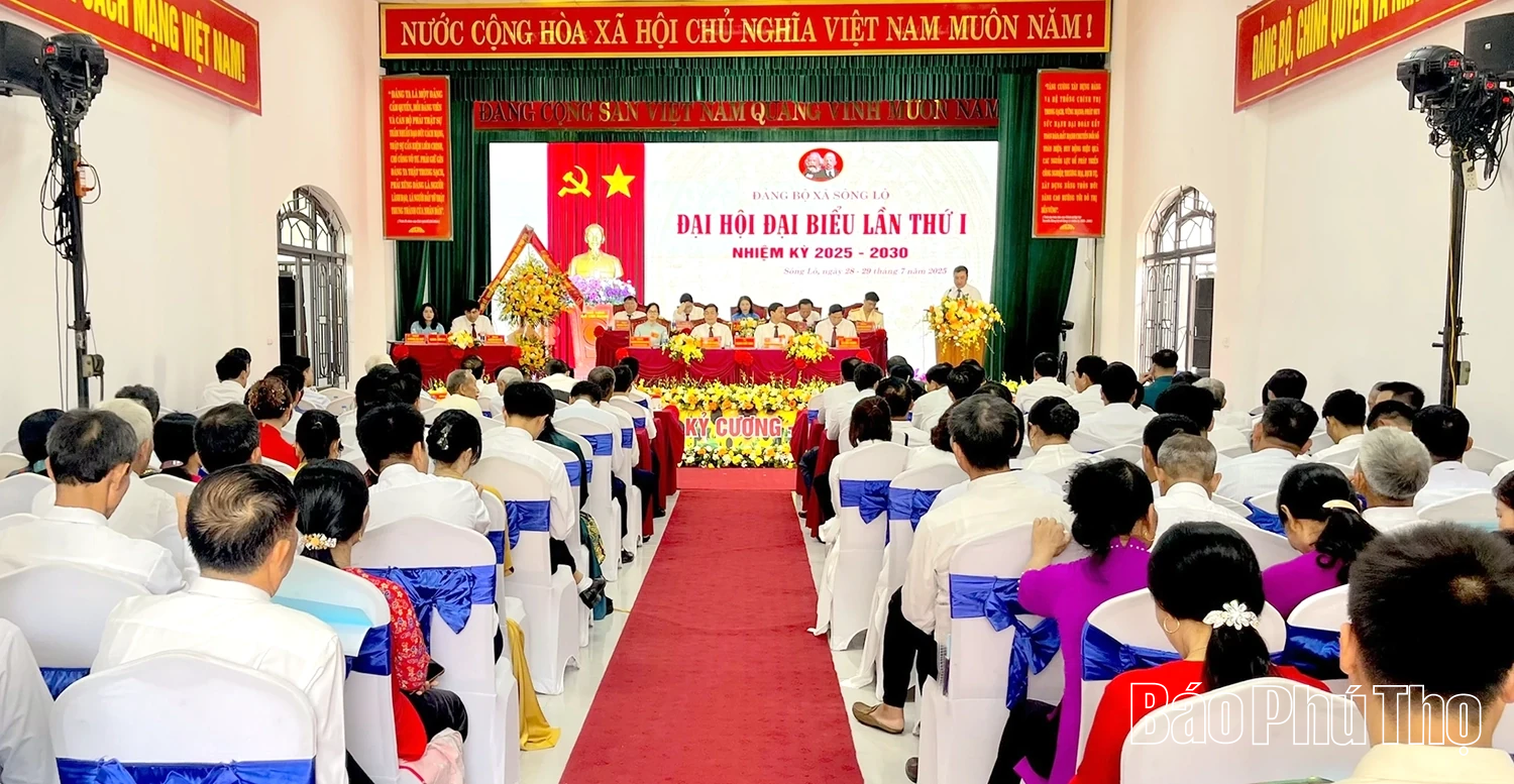Đại hội Đảng bộ xã Sông Lô lần thứ I: Khai mở kỷ nguyên phát triển mới