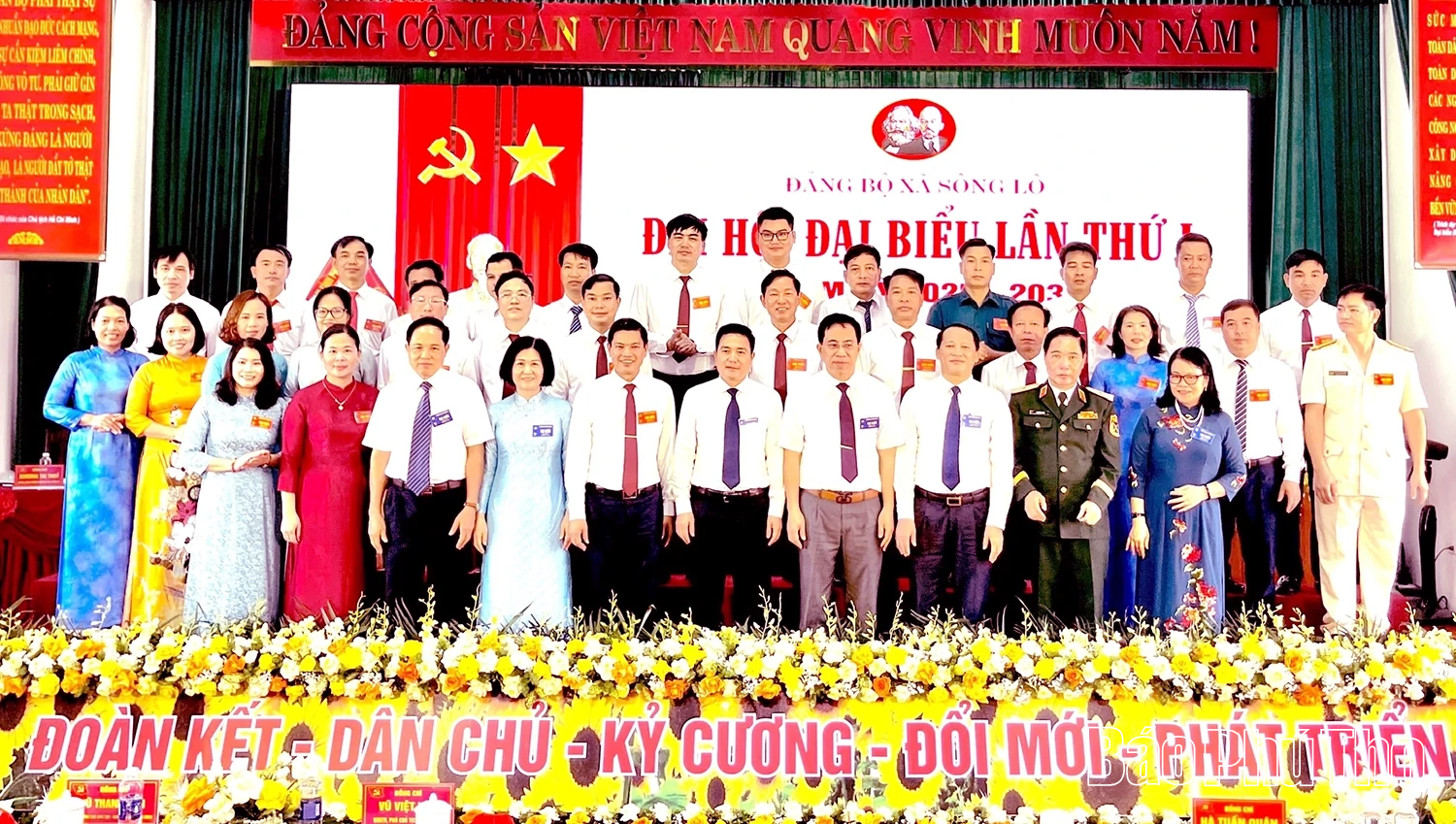 Đại hội Đảng bộ xã Sông Lô lần thứ I: Khai mở kỷ nguyên phát triển mới
