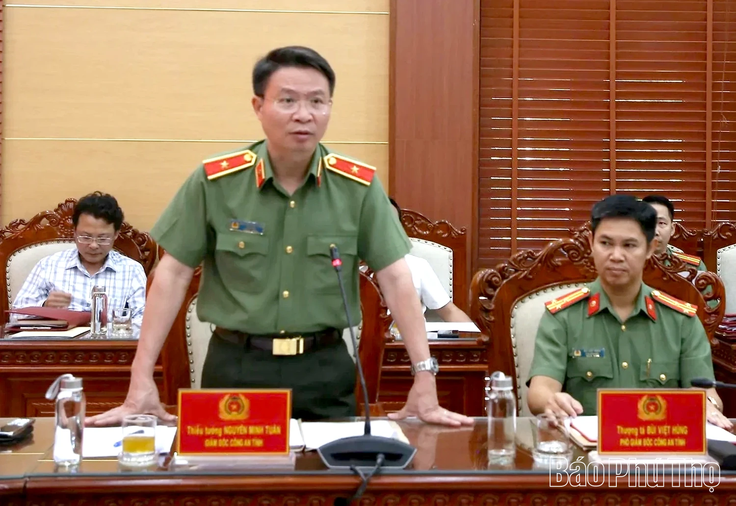 Thường trực Tỉnh uỷ làm việc với Đảng uỷ Công an tỉnh